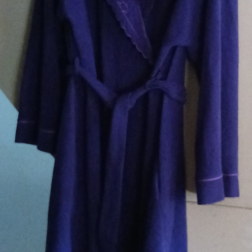 Vintage 90's Vanity Fair Purple Robe - Picture 3 of 15